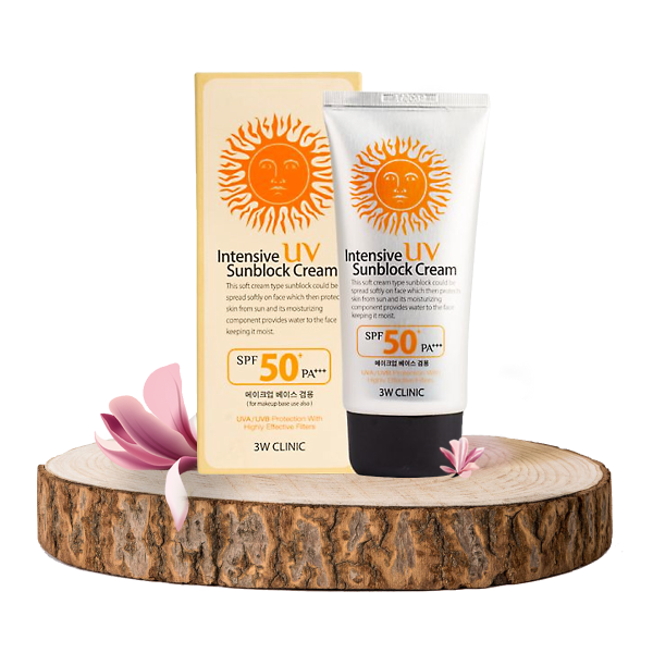 Kem Chống Nắng 3W Clinic Intensive UV Sunblock Cream SPF 50 PA+++