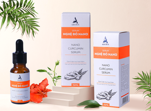 Serum nghệ đỏ Nano ABERA - sự kết hợp hoàn hảo của nghệ đỏ và công nghệ Nano